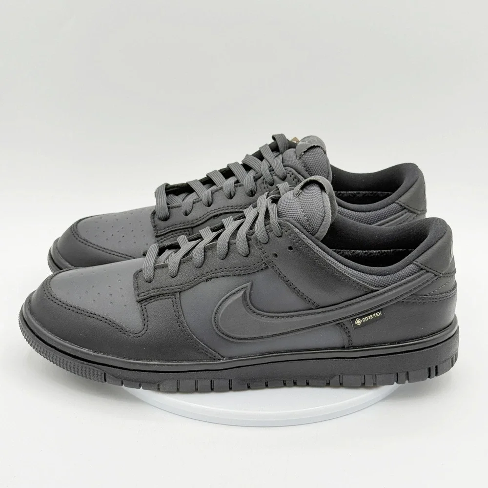 Nike Dunk Low Gtx Gore-Tex Shoes Size 8.5 Mens Black/Off Noir HQ2053-001, NEW